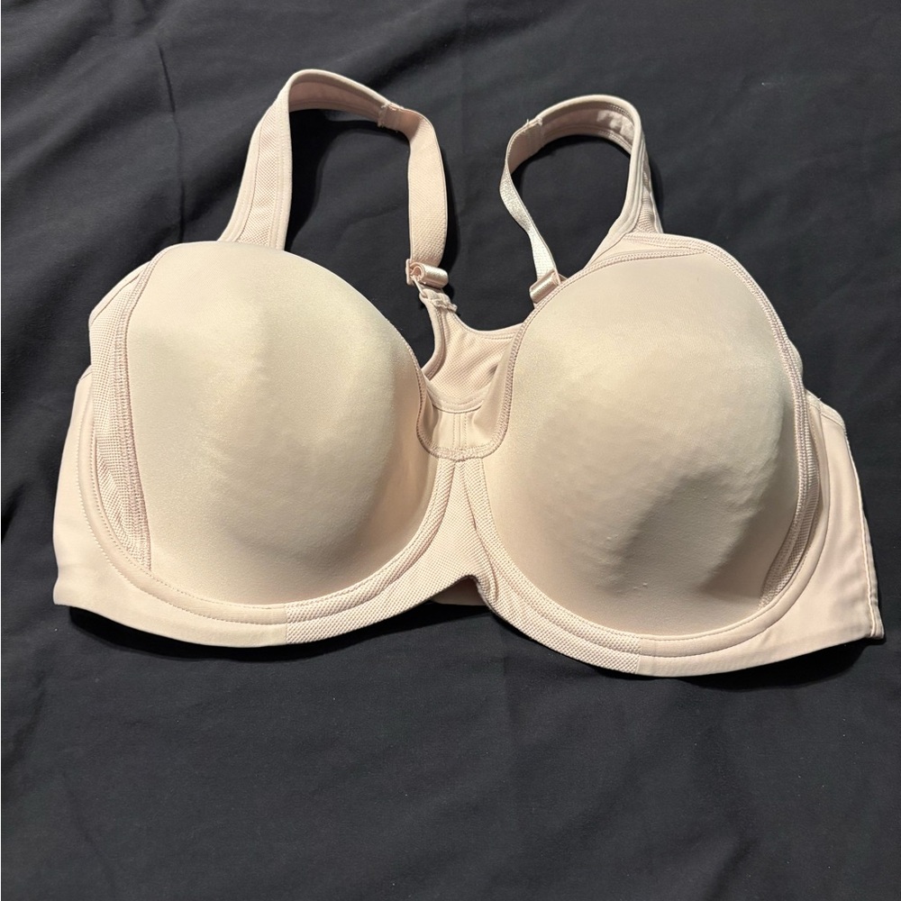 SYROKAN Women's Cream Full-Coverage Bra